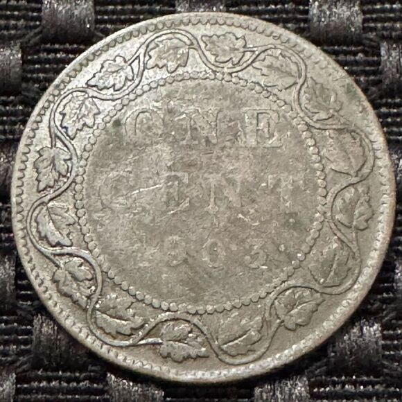 1903 Canada One / 1 Cent Coon KM# 8 Large Cent Bronze - Picture 11 of 12